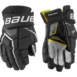 Hockey Gloves Senior^BAUER Gloves Supreme 3S Sr Black/White