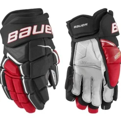 Hockey Gloves Bauer^BAUER Gloves Supreme Ultrasonic Sr Black/Red