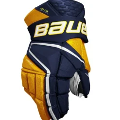 Hockey Gloves Bauer^BAUER Gloves Vapor Hyperlite Sr Navy/Gold