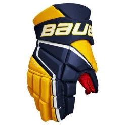 Hockey Gloves Intermediate^BAUER Gloves Vapor 3X Int Navy/Gold