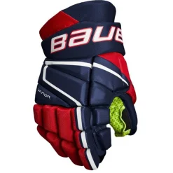 Hockey Gloves Bauer^BAUER Gloves Vapor 3X Jr Navy/Red/White