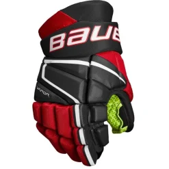 Hockey Gloves Bauer^BAUER Gloves Vapor 3X Jr Black/Red