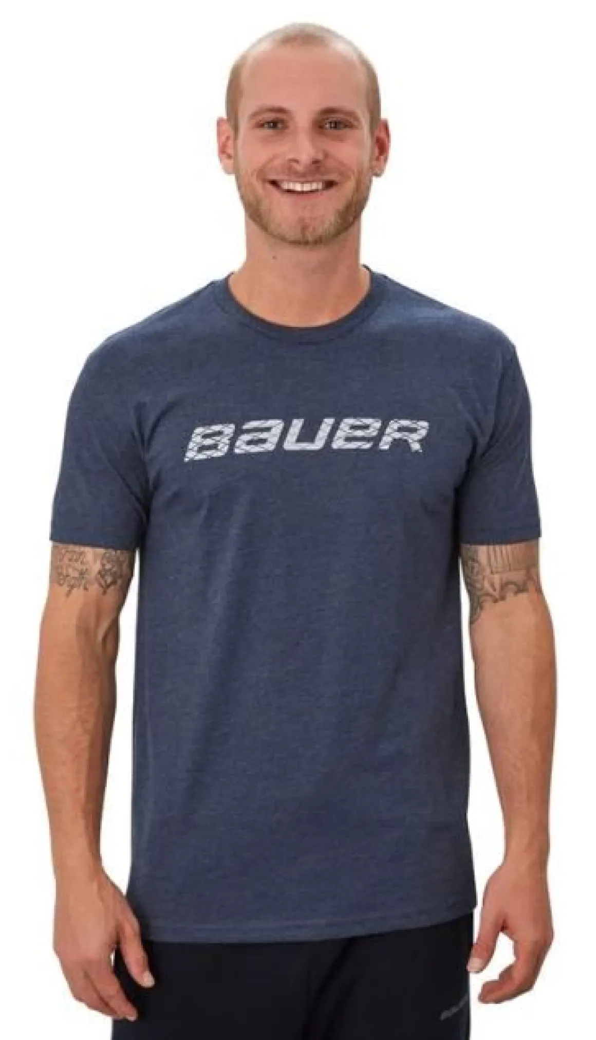 Bauer Graphic Ss Crew Sr Blue
