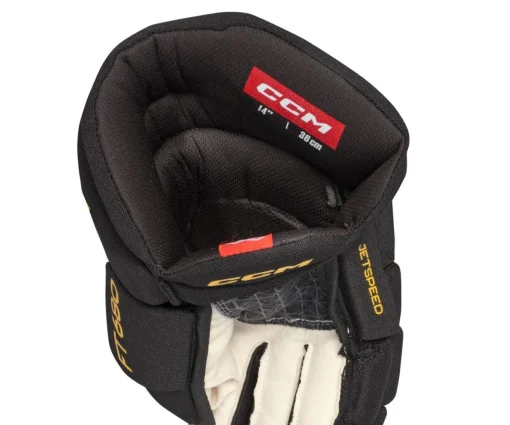 Hockey Gloves Ccm^CCM Glove Jetspeed 680 Jr Black/Yellow