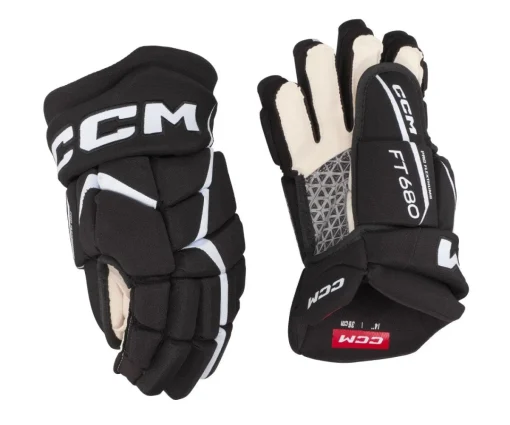 Hockey Gloves Ccm^CCM Glove Jetspeed 680 Sr Black/White