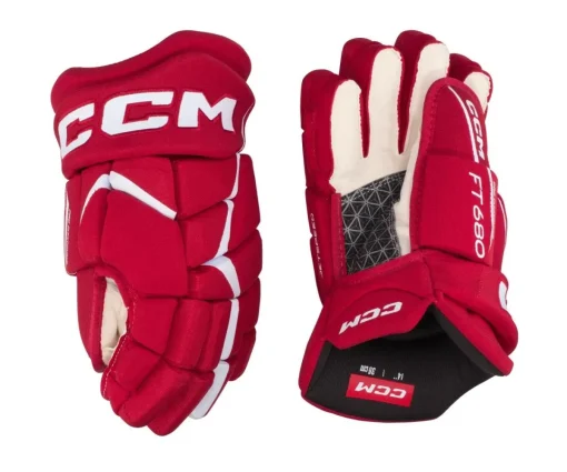 Hockey Gloves Senior^CCM Glove Jetspeed 680 Sr Red/White
