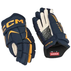 Hockey Gloves Ccm^CCM Glove Jetspeed 680 Sr Navy/Yellow