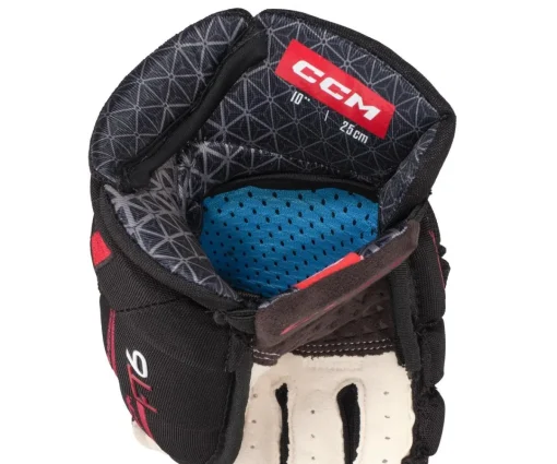 Hockey Gloves Ccm^CCM Glove Jetspeed Ft6 Jr Black/Red