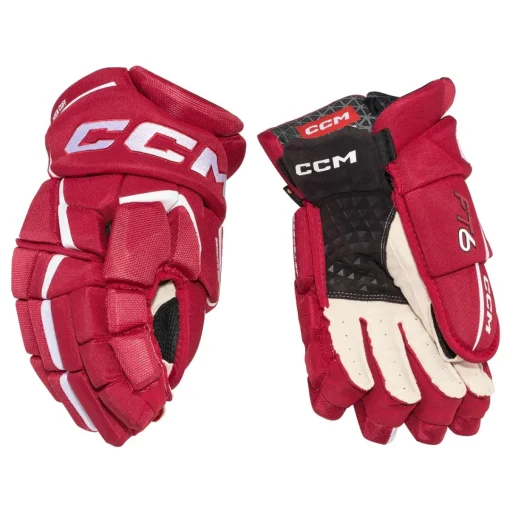 Hockey Gloves Ccm^CCM Glove Jetspeed Ft6 Jr Red/White