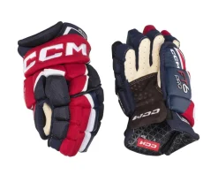 Hockey Gloves Ccm^CCM Glove Jetspeed Ft6 Pro Jr Navy/Red/White