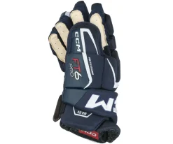 Hockey Gloves Ccm^CCM Glove Jetspeed Ft6 Pro Jr Navy/White