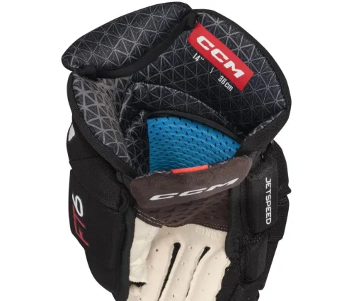 Hockey Gloves Ccm^CCM Glove Jetspeed Ft6 Sr Black/White