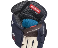 Hockey Gloves Ccm^CCM Glove Jetspeed Ft6 Sr Navy/White
