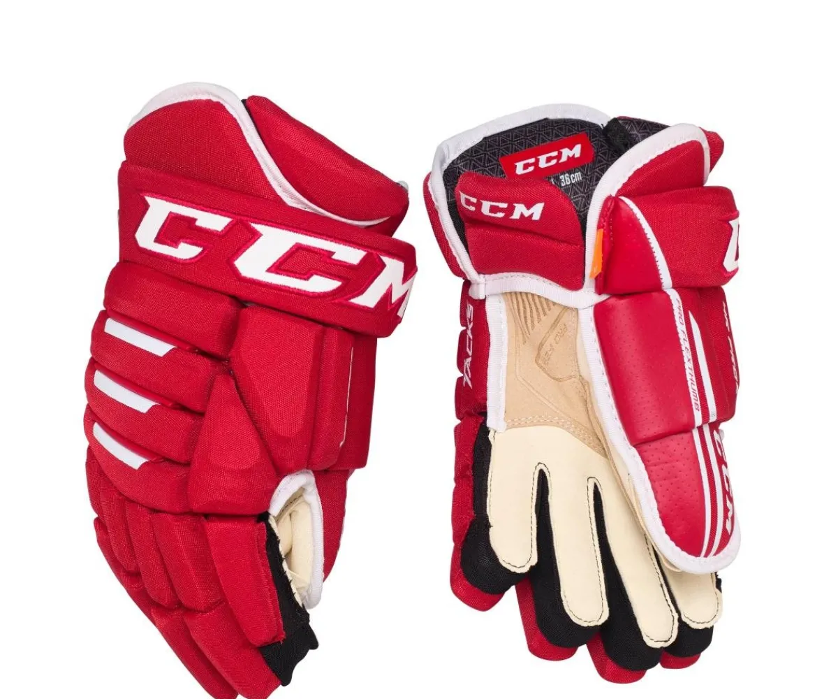 Hockey Gloves Senior^CCM Gloves Tacks 4 Roll Pro 2 Sr Red