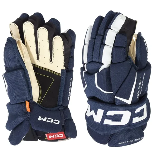 Hockey Gloves Children (Yth)^CCM Gloves Tacks As 550 Yth Navy/White