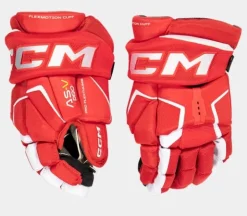Hockey Gloves Ccm^CCM Gloves Tacks As-V Sr Red/White