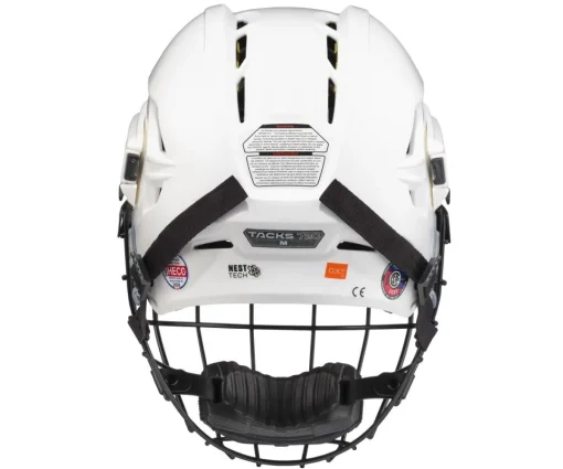 Hockey Helmets With Bars^CCM Hockey Helmet Tacks 720 Combo White