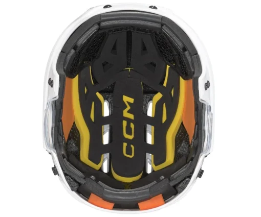Hockey Helmets With Bars^CCM Hockey Helmet Tacks 720 Combo White