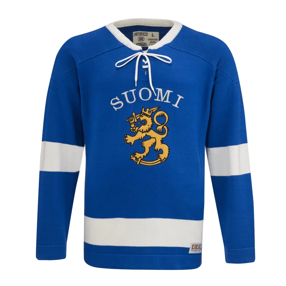 Ccm Sweater Flag Vintage Sweather Team Fine