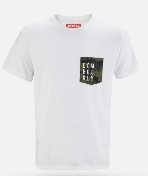 Ccm T-Shirt Camo Pocket Sr